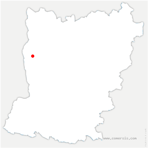 carte de localisation de Parennes