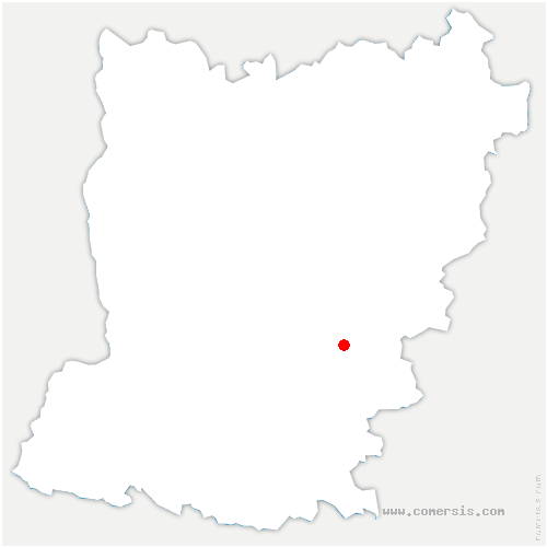 carte de localisation de Parigné-l'Évêque