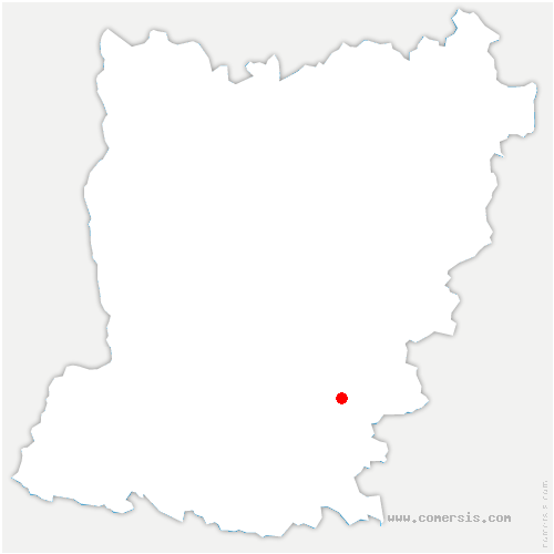 carte de localisation de Pruillé-l'Éguillé
