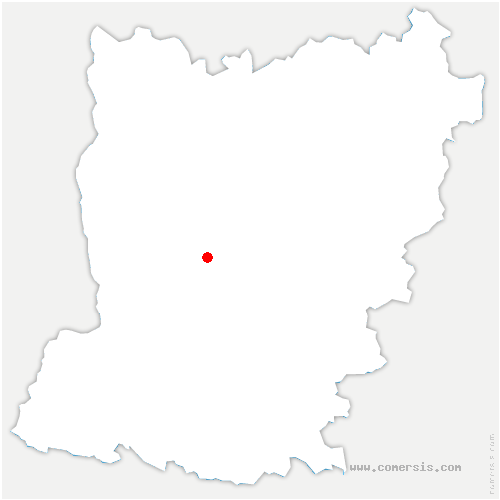 carte de localisation de Pruillé-le-Chétif