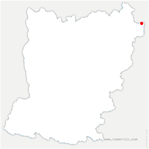 carte de localisation de Ravigny