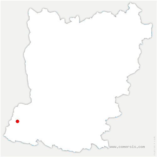 carte de localisation de la Roë