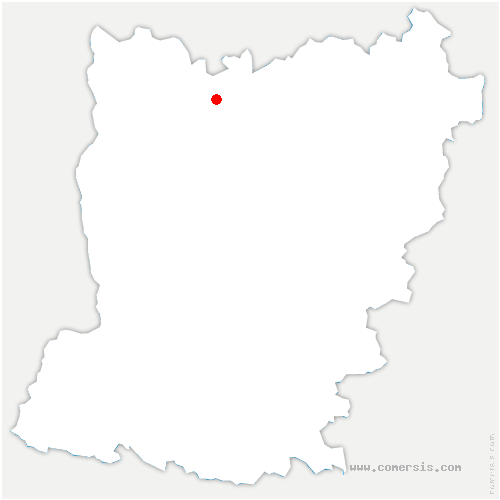 carte de localisation de Rouessé-Fontaine