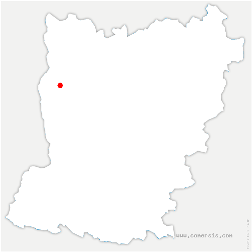 carte de localisation de Rouessé-Vassé