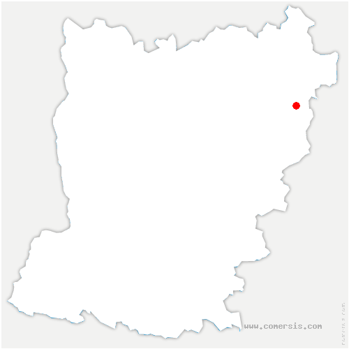 carte de localisation de Saint-Aubin-du-Désert