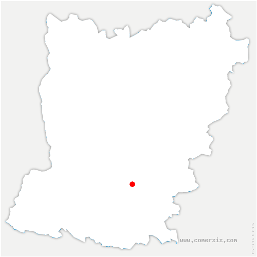 carte de localisation de Saint-Biez-en-Belin