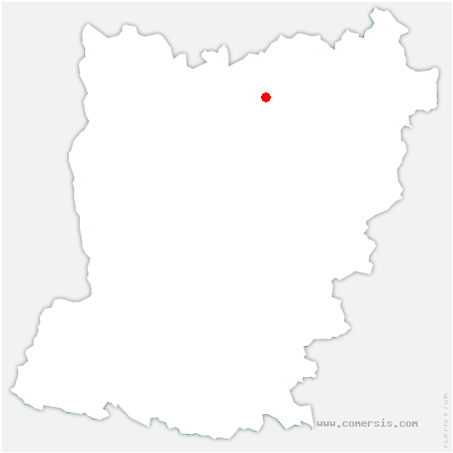 carte de localisation de Saint-Calez-en-Saosnois