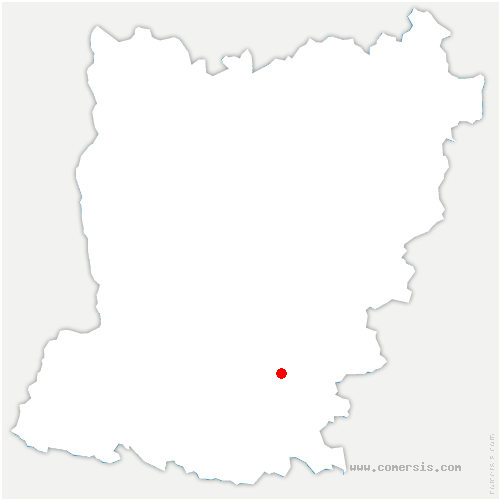 carte de localisation de Saint-Charles-la-Forêt