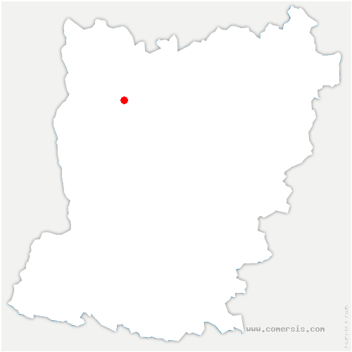 carte de localisation de Saint-Christophe-du-Jambet
