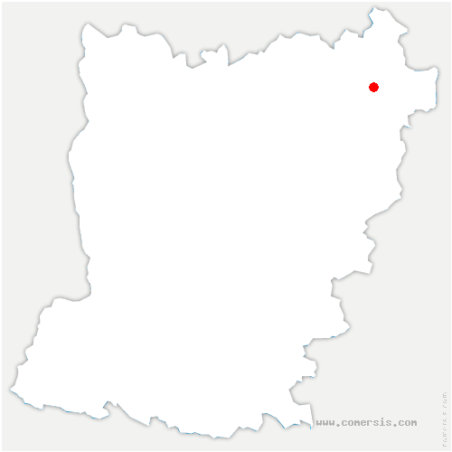 carte de localisation de Saint-Cyr-en-Pail