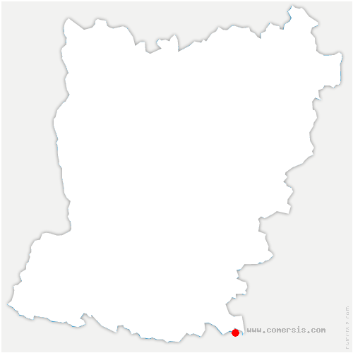 carte de localisation de Saint-Denis-d'Anjou