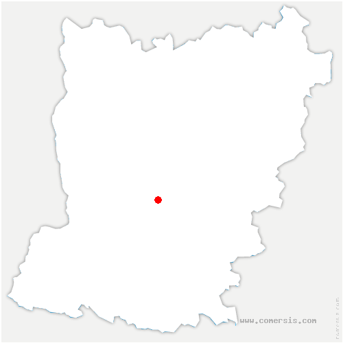 carte de localisation de Saint-Denis-sur-Sarthon