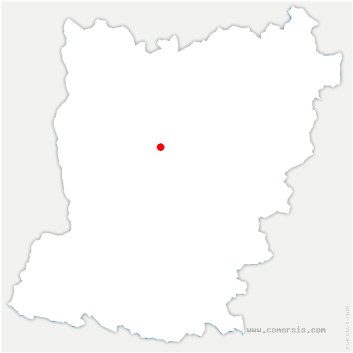 carte de localisation de Saint-Germain-d'Anxure