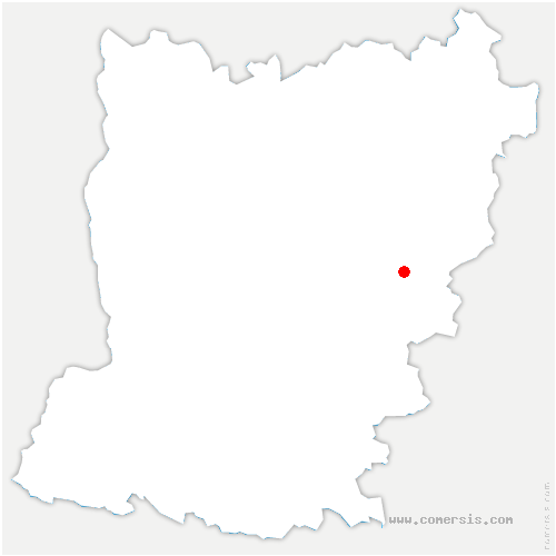 carte de localisation de Saint-Germain-de-Martigny
