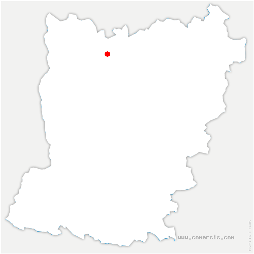 carte de localisation de Saint-Germain-sur-Sarthe