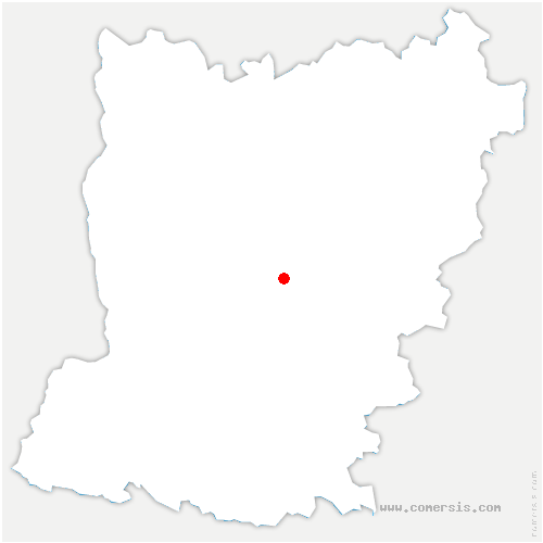 carte de localisation de Saint-Gervais-du-Perron