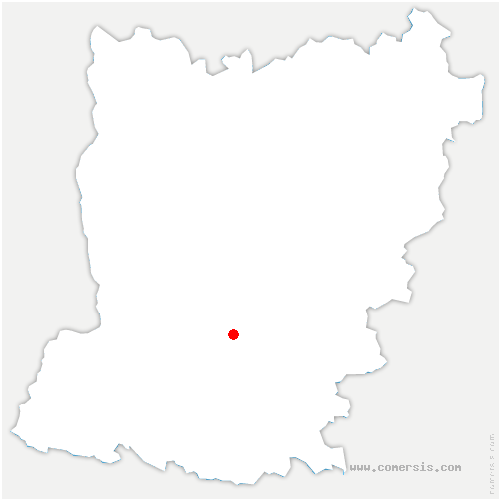 carte de localisation de Saint-Gervais-en-Belin