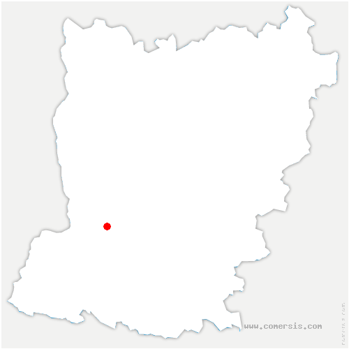 carte de localisation de Saint-Jean-du-Bois
