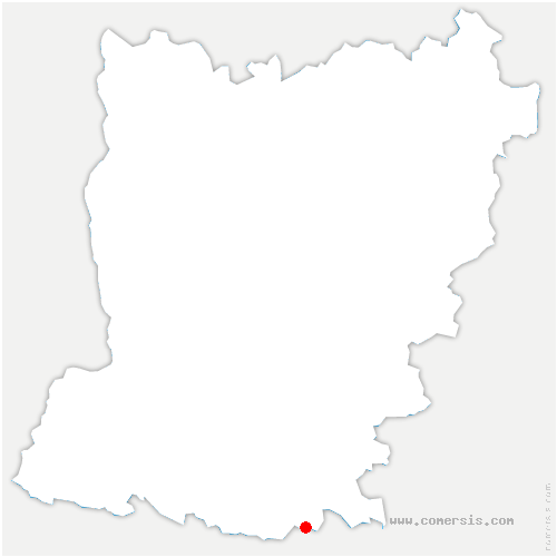carte de localisation de Saint-Laurent-des-Mortiers
