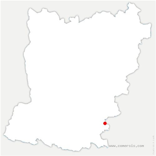 carte de localisation de Saint-Loup-du-Dorat