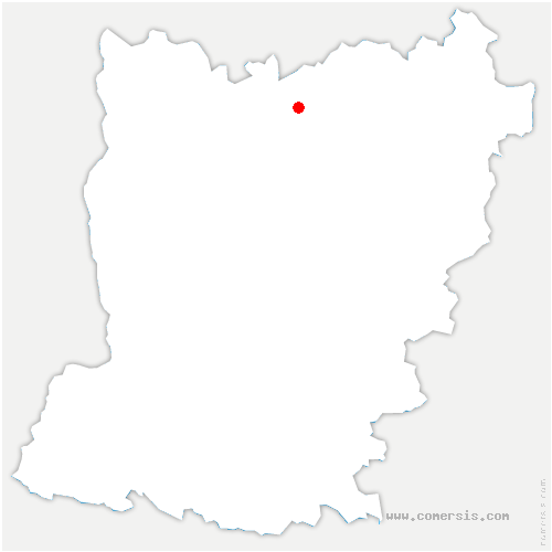 carte de localisation de Saint-Loup-du-Gast