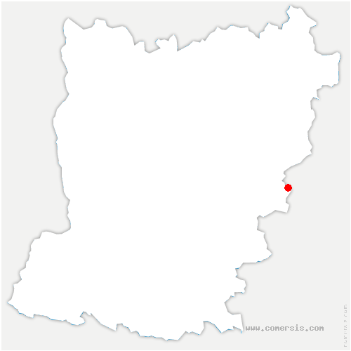 carte de localisation de Saint-Mard-de-Réno