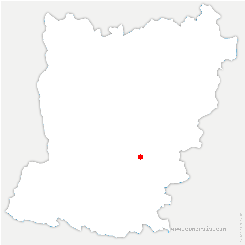 carte de localisation de Saint-Mars-d'Outillé