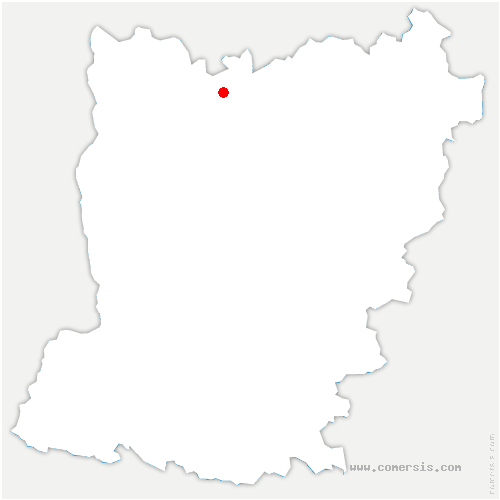 carte de localisation de Saint-Mars-sur-Colmont
