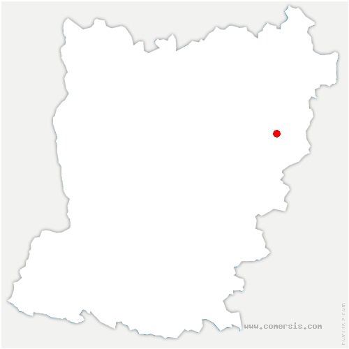 carte de localisation de Saint-Martin-de-Connée
