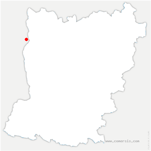 carte de localisation de Saint-Michel-et-Chanveaux