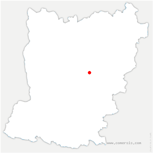 carte de localisation de Saint-Ouën-des-Vallons