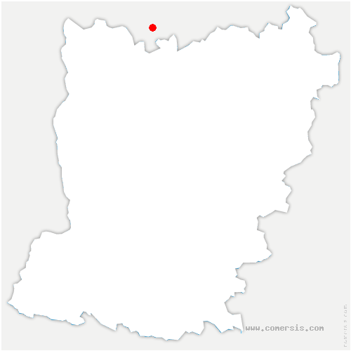 carte de localisation de Saint-Paterne - Le Chevain
