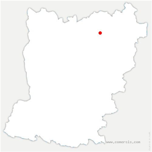 carte de localisation de Saint-Pierre-des-Ormes