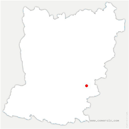 carte de localisation de Saint-Pierre-sur-Erve