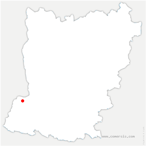 carte de localisation de Saint-Poix