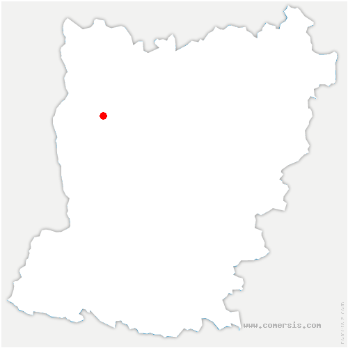 carte de localisation de Saint-Rémy-de-Sillé