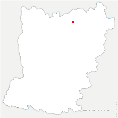 carte de localisation de Saint-Rémy-des-Monts