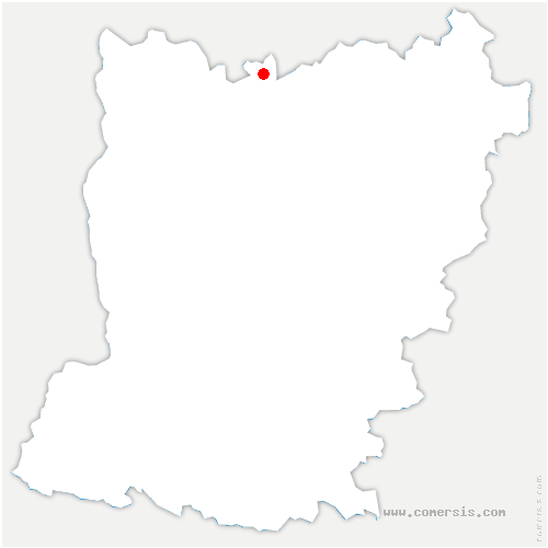 carte de localisation de Saint-Rigomer-des-Bois