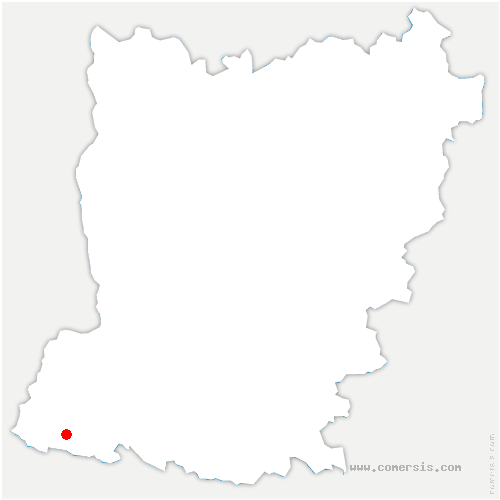 carte de localisation de Saint-Saturnin-du-Limet