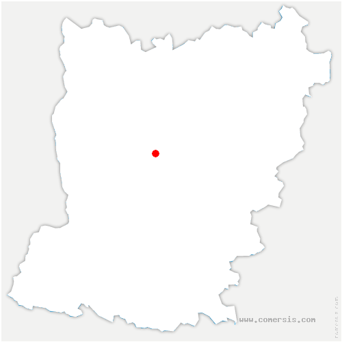 carte de localisation de Saint-Saturnin