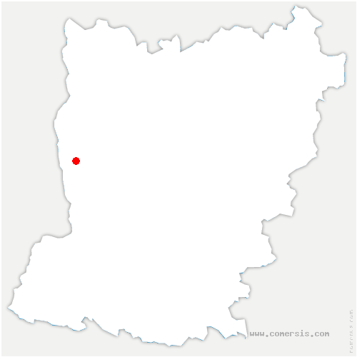carte de localisation de Saint-Symphorien