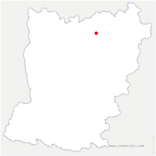 carte de localisation de Saint-Vincent-des-Prés
