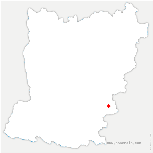 carte de localisation de Saint-Vincent-du-Lorouër