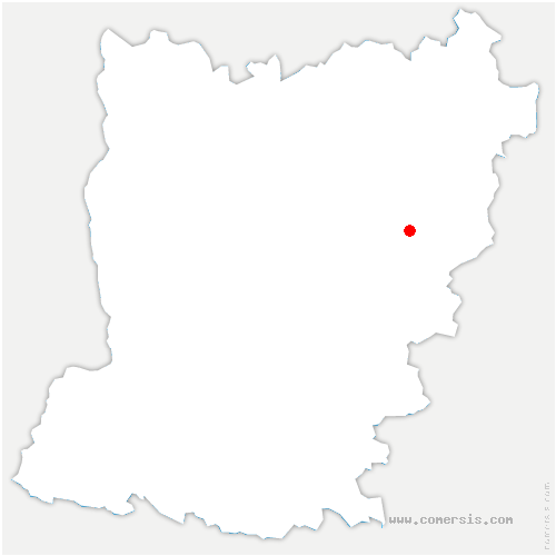 carte de localisation de Sainte-Gemmes-le-Robert