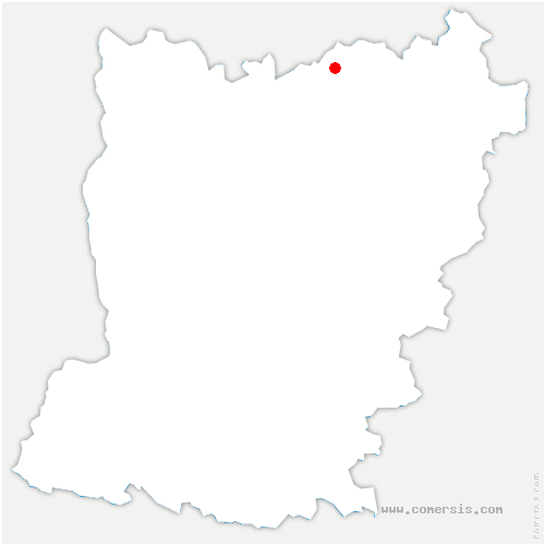 carte de localisation de Sainte-Marie-du-Bois