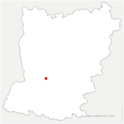carte de localisation de la Suze-sur-Sarthe