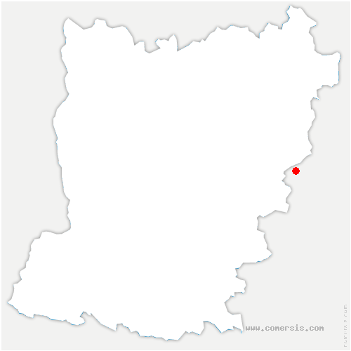 carte de localisation de Tourouvre-au-Perche