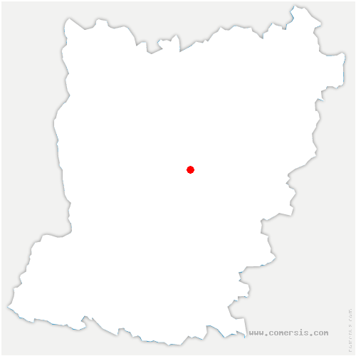 carte de localisation d'Yvré-l'Évêque