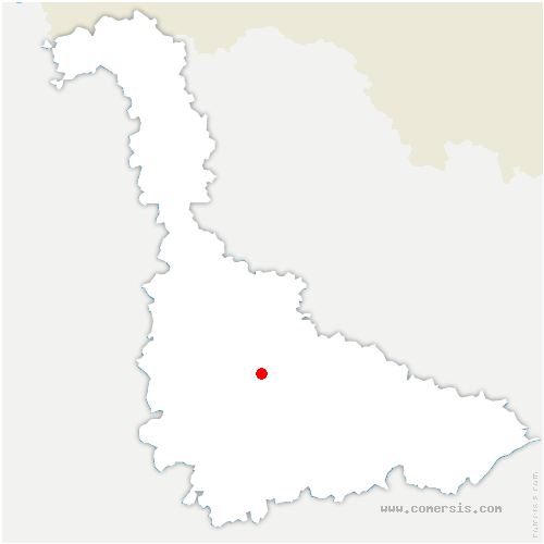 carte de localisation de Blanche-Église