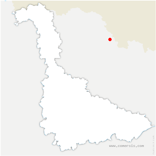 carte de localisation de Bouligny